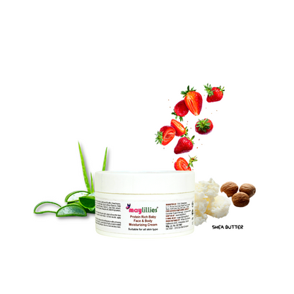 Aloe Vera & Shea Butter Face/Body Moisturizing Cream,100g (Pack of 2)
