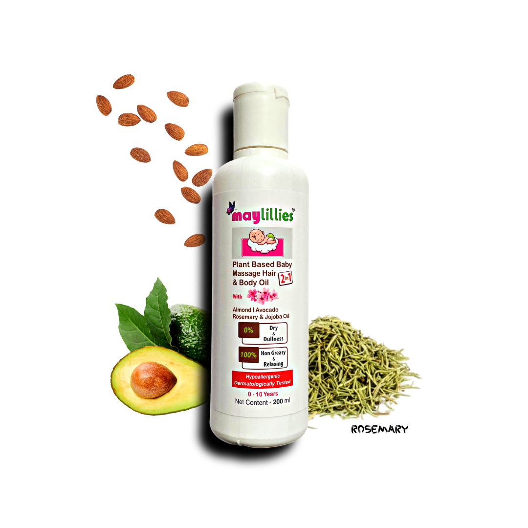 Avocado Body/Hair Oil, 200ml & Shea Butter Face/Body Moisturizing Cream, 100g