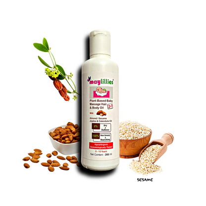 Almond & Calendula Hair/Body Oil, 200ml (Pack of 2)